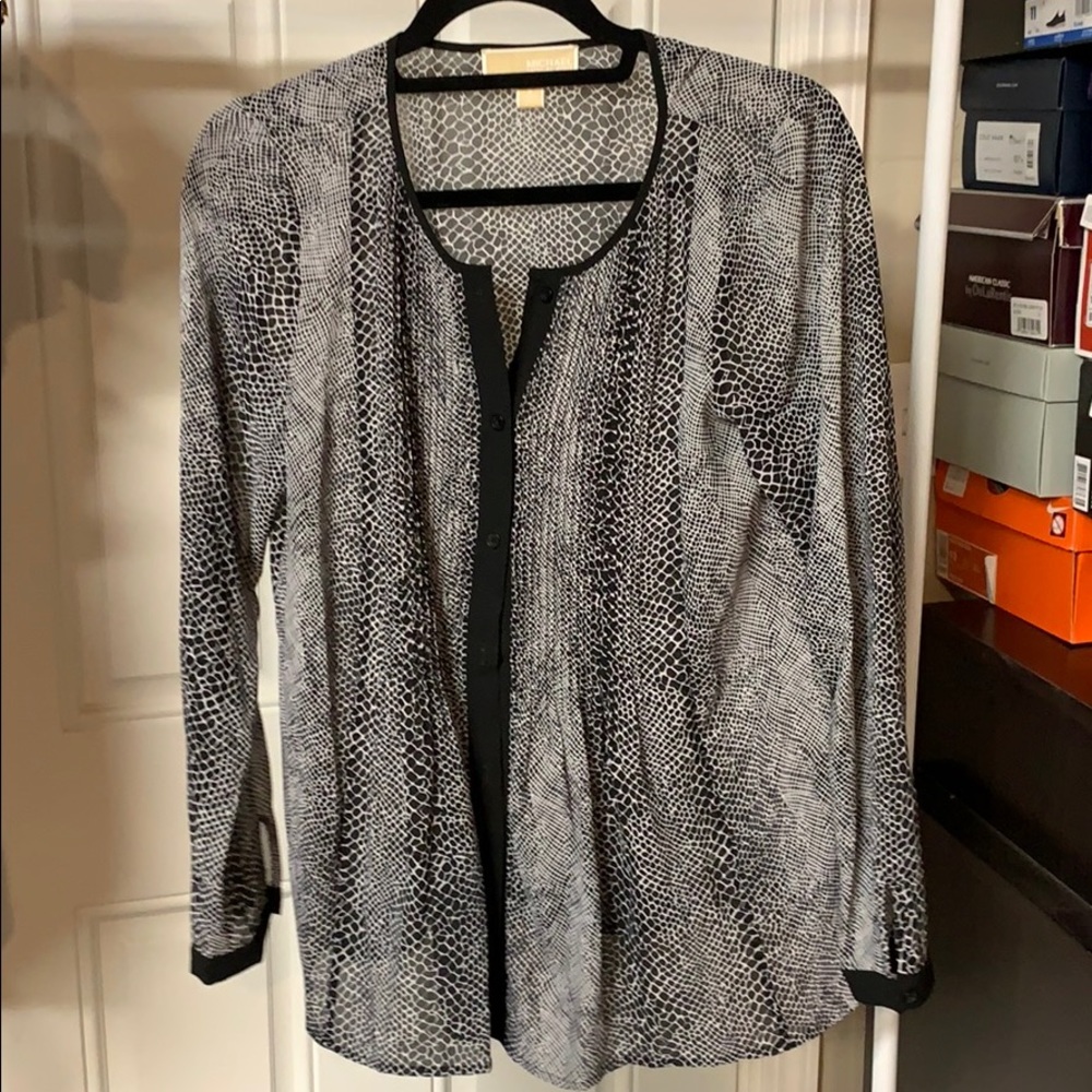 Michael kors sheer top